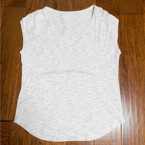 lululemon athletica Light Heather Gray Sleeveless V-Neck Tank
